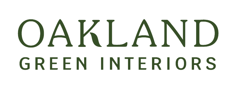 Oakland Green Interiors' logo reflects the essence of their innovative designs.